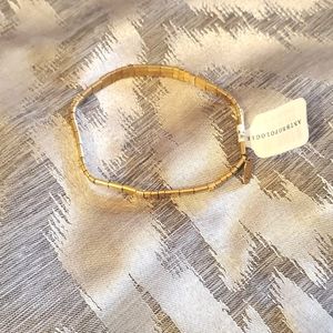 BUY ME❤ANTHROPOLOGIES GOLD BRICK BRACELET